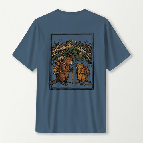 Beaver and Muskrat Backpackers T-Shirt
