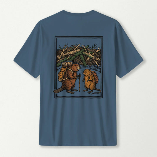 Beaver and Muskrat Backpackers T-Shirt