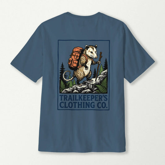 Opossum Backpacker On Trail T-Shirt