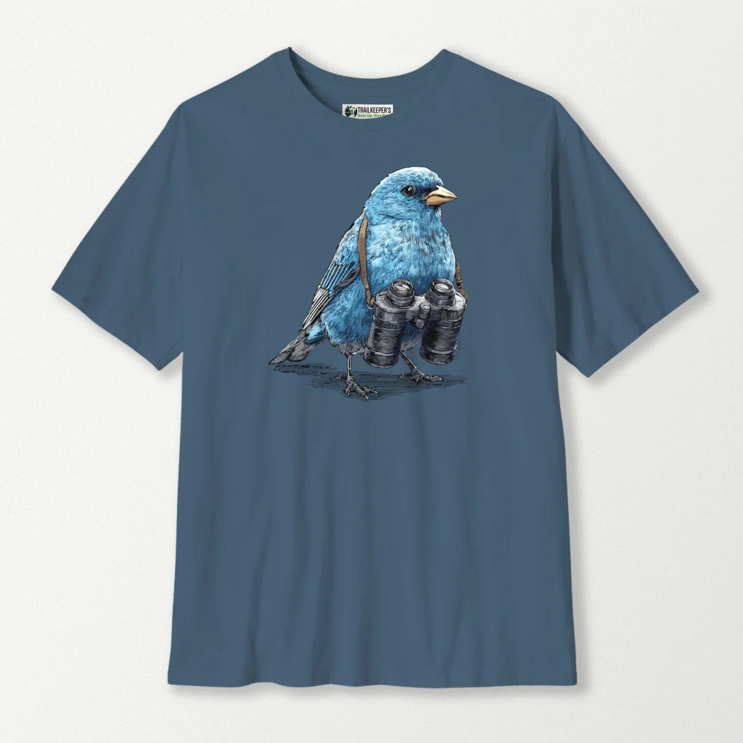 Indigo Bunting Bird Watcher T-Shirt