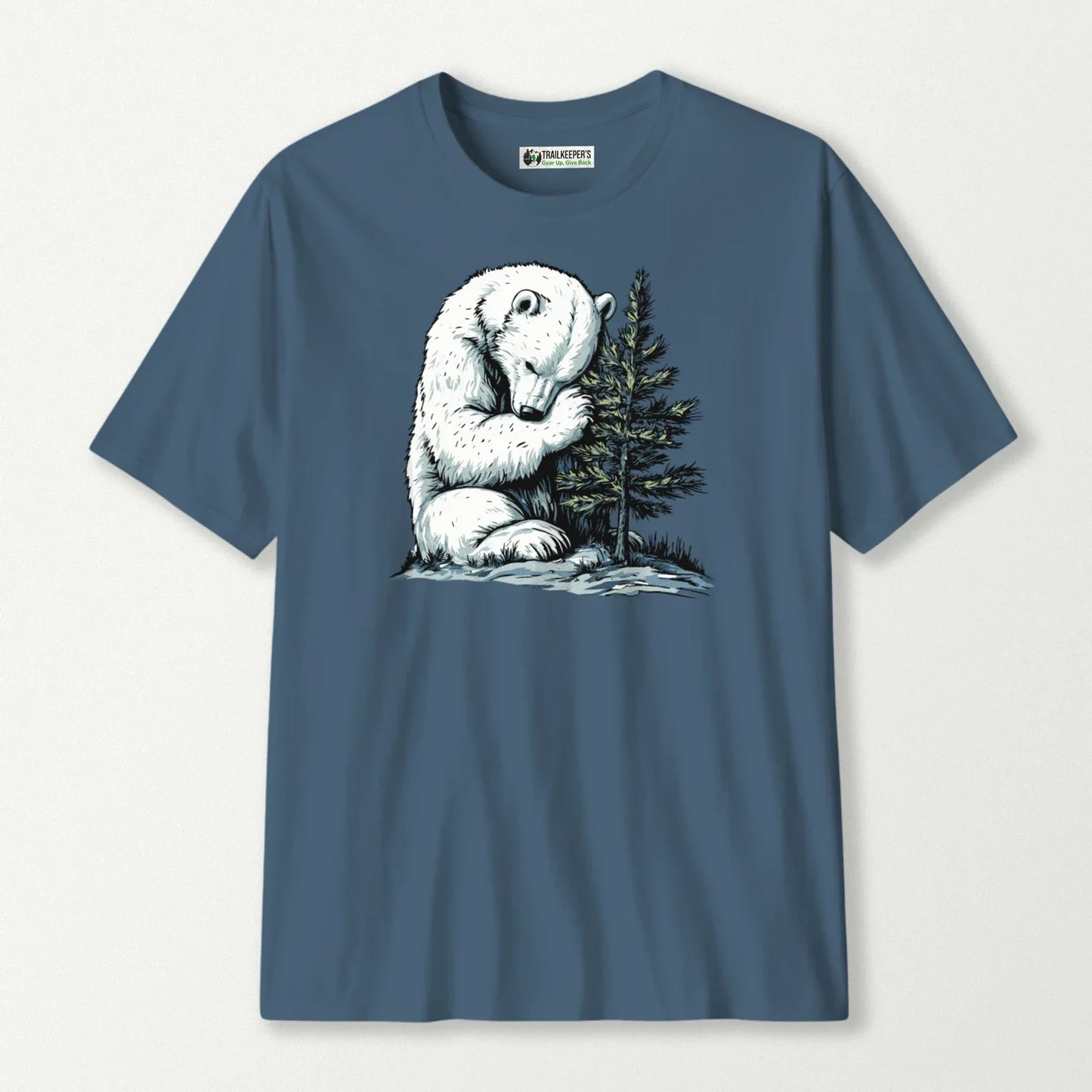 Polar Bear Tree Hugger T-Shirt