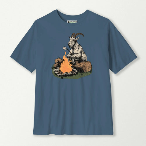 Mountain Goat Marshmallow Roaster T-Shirt