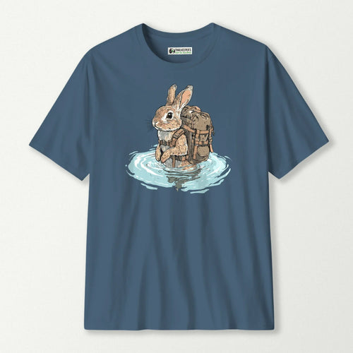 Rabbit Backpacker Fording River T-Shirt