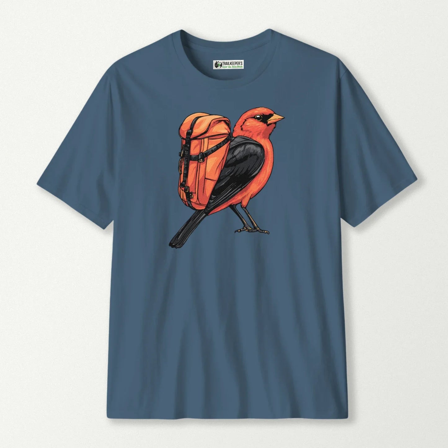 Scarlet Tanager Backpacker T-Shirt