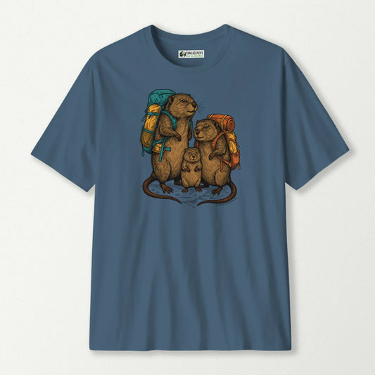 Muskrat Backpacker Family T-Shirt