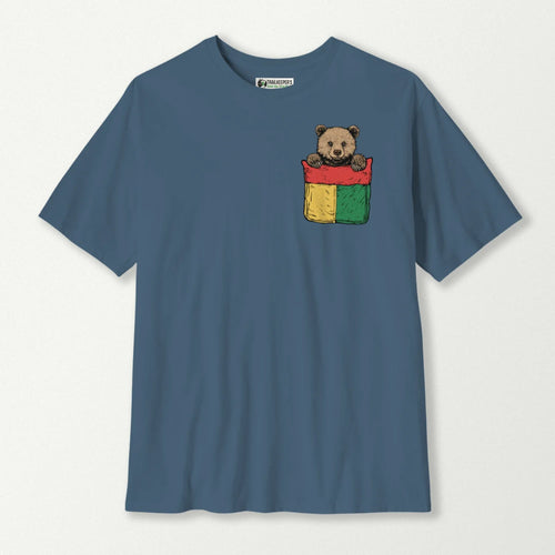Brown Bear In Pocket T-Shirt