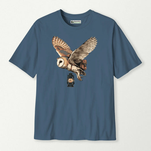 Barn Owl Lantern Carrier T-Shirt