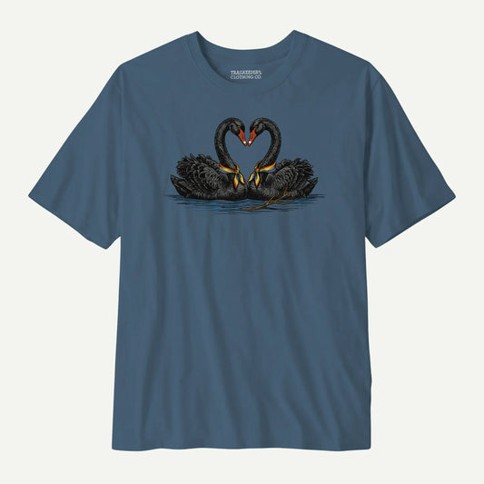 Black Swan Heart Couple T-Shirt