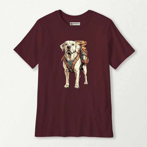 Yellow Lab Backpacker Kids T-Shirt