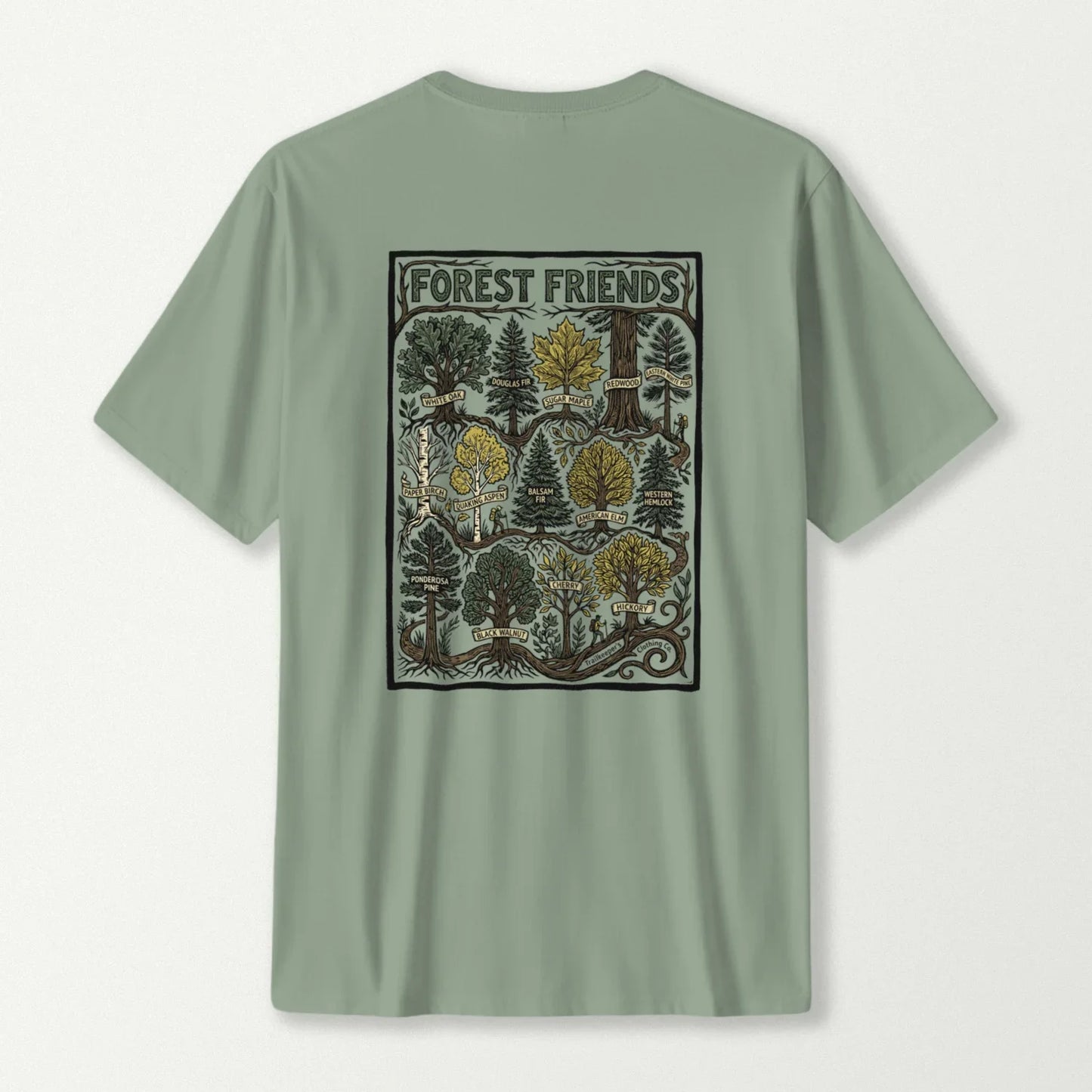 Forest Friends Trees of North America T-Shirt
