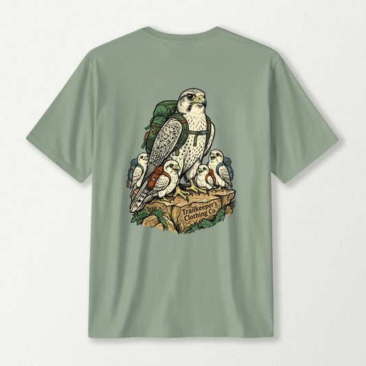 Gyrfalcon Backpacker Family T-Shirt