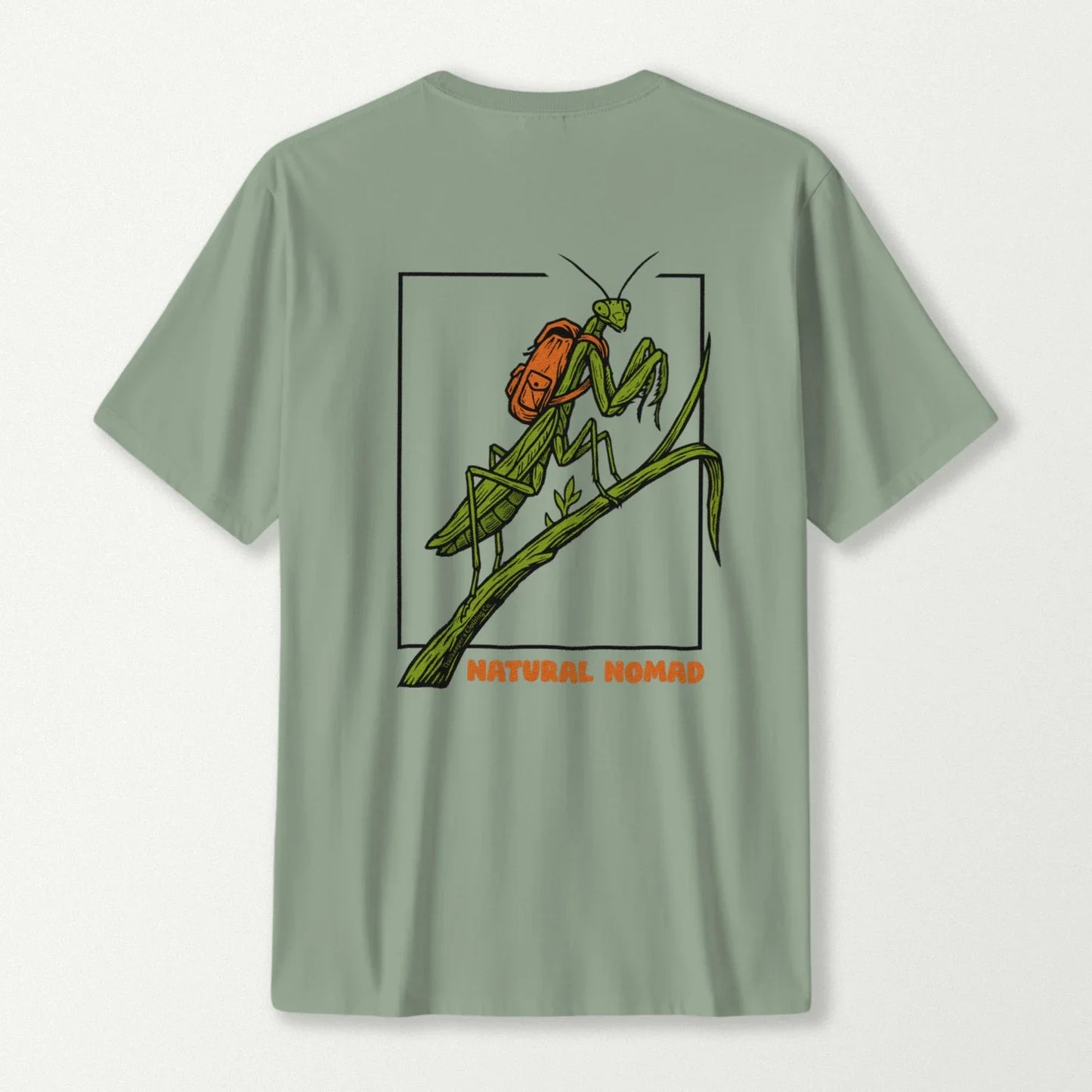 Praying Mantis Nomad Backpacker T-Shirt