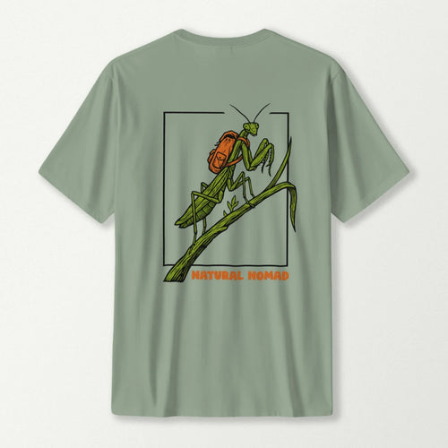 Praying Mantis Nomad Backpacker T-Shirt