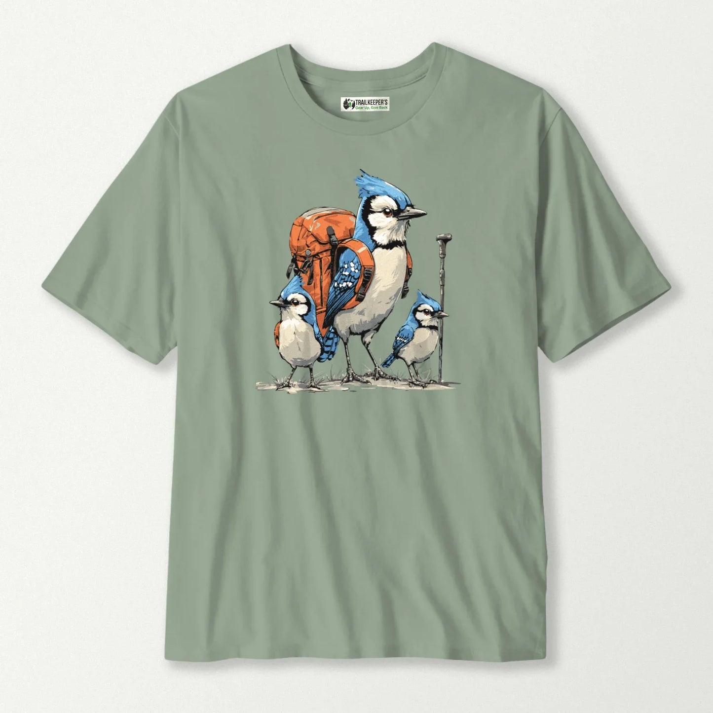 Blue Jay Backpacker Family T-Shirt