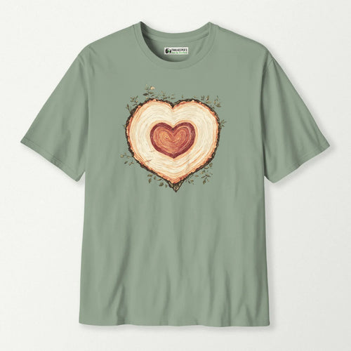 Tree Heart Wood T-Shirt
