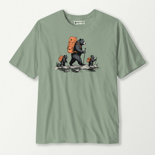 Bear Backpacker Family T-Shirt