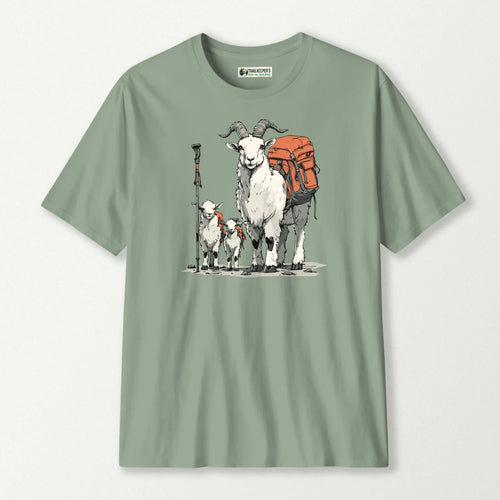 Mountain Goat Backpacker Family T-Shirt