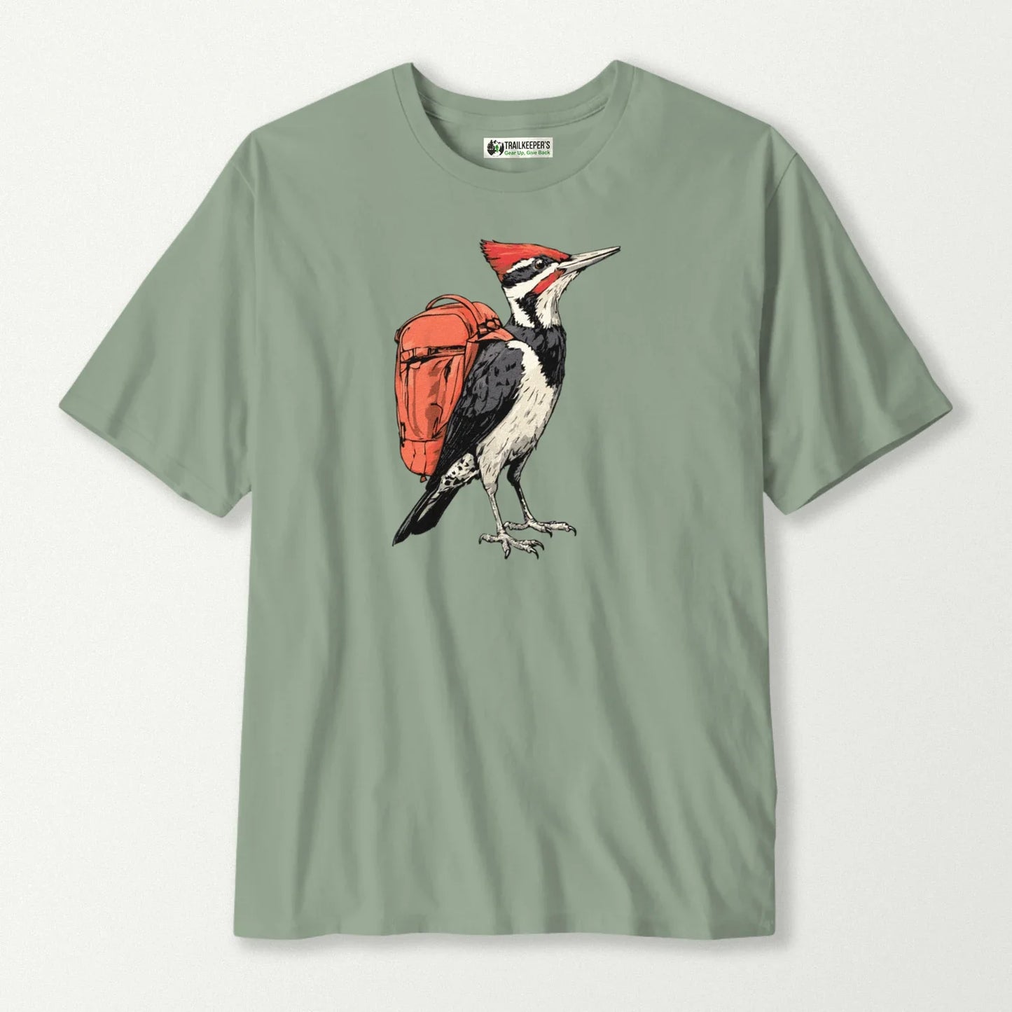 Pileated Woodpecker Backpacker T-Shirt