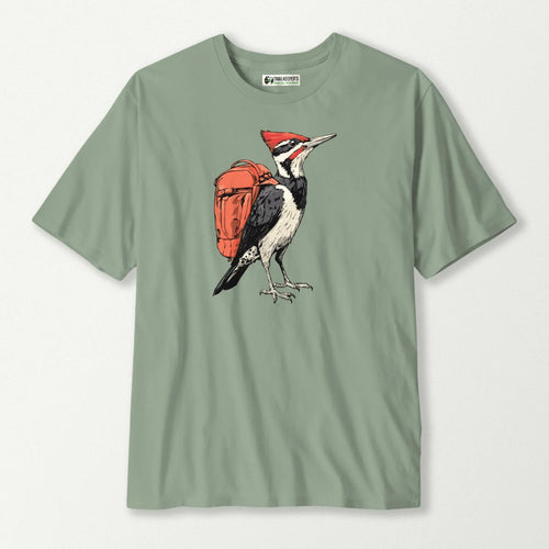 Pileated Woodpecker Backpacker T-Shirt