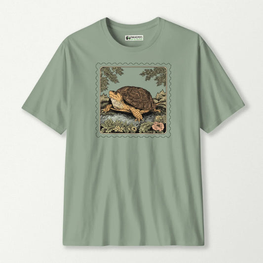 Box Turtle Stamp T-Shirt