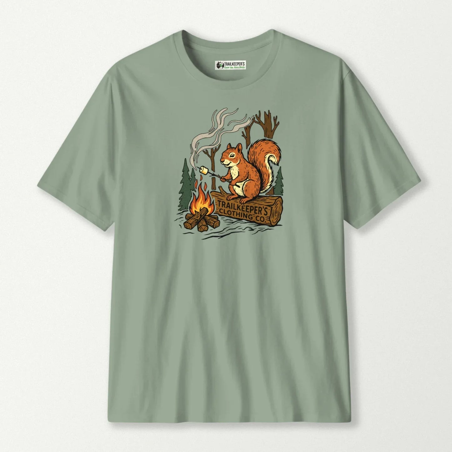 Squirrel Marshmallow Roaster T-Shirt