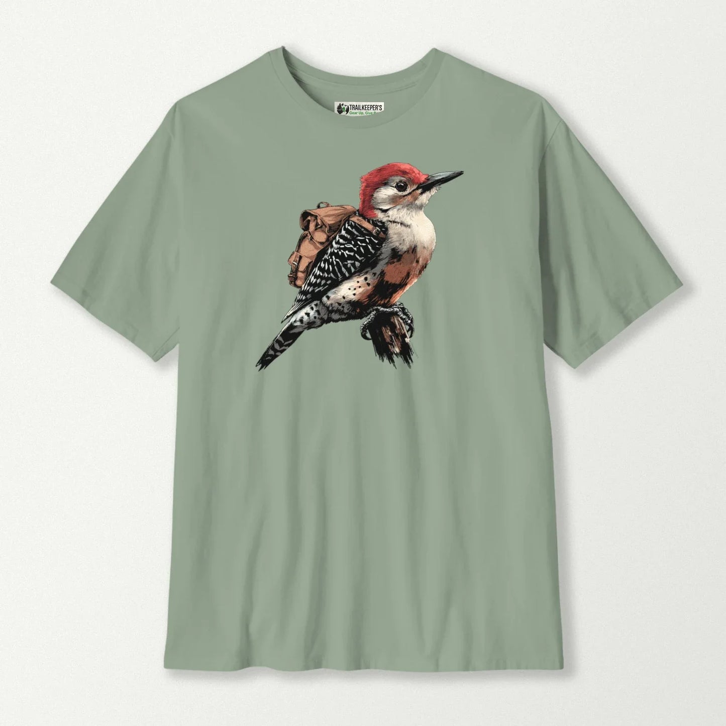 Red-Bellied Woodpecker Backpacker T-Shirt