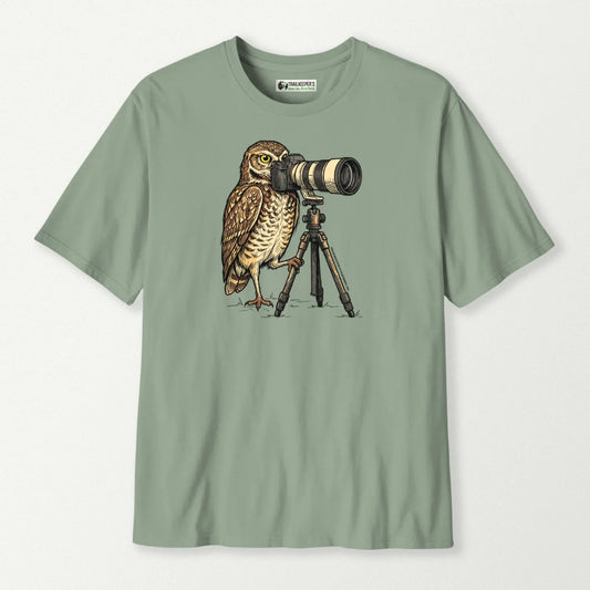 Burrowing Owl Photographer T-Shirt