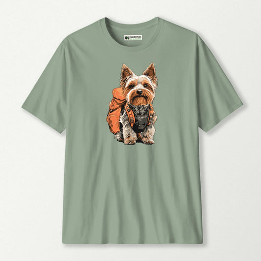 Yorkie Backpacker T-Shirt