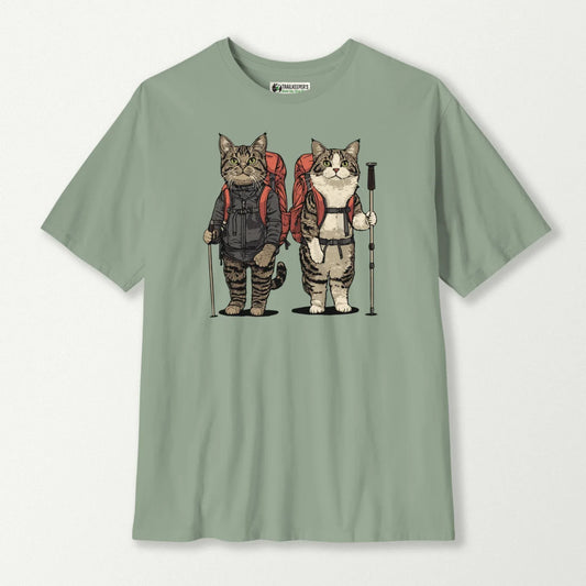 Cat Backpacker Buddies T-Shirt