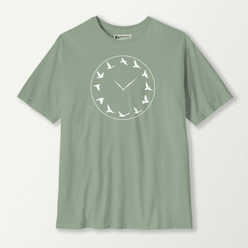 Simple Birdwatching Clock T-Shirt