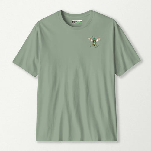 Striped Sweat-Bee Crest T-Shirt