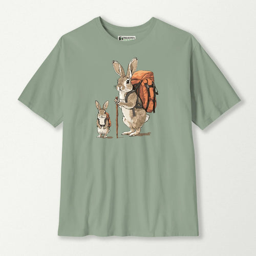 Rabbit Backpacker Family T-Shirt
