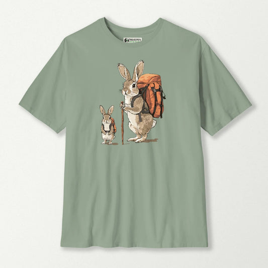 Rabbit Backpacker Family T-Shirt