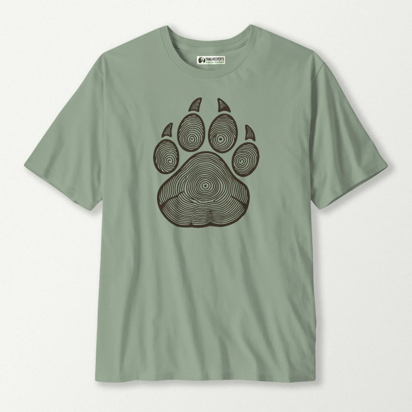 Wolf Paw Tree Rings T-Shirt