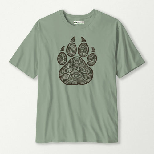 Wolf Paw Tree Rings T-Shirt