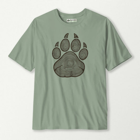 Wolf Paw Tree Rings T-Shirt